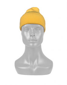 Acrylic Kids  designer cap Yellow